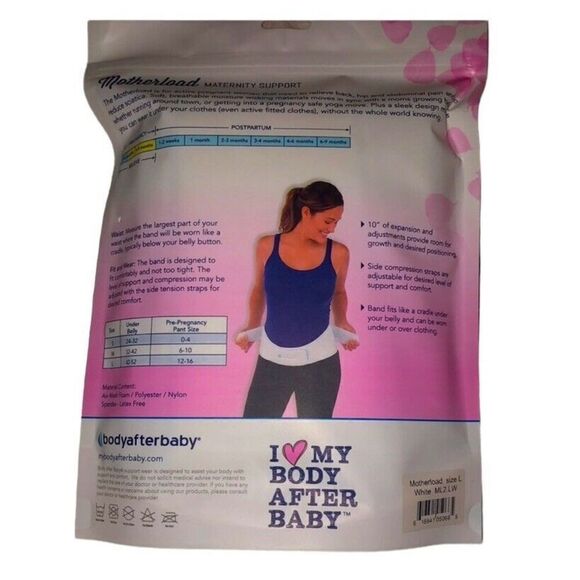 Back Support- BodyAfterBaby Premium Pregnancy Maternity Support Large L - Picture 2 of 2